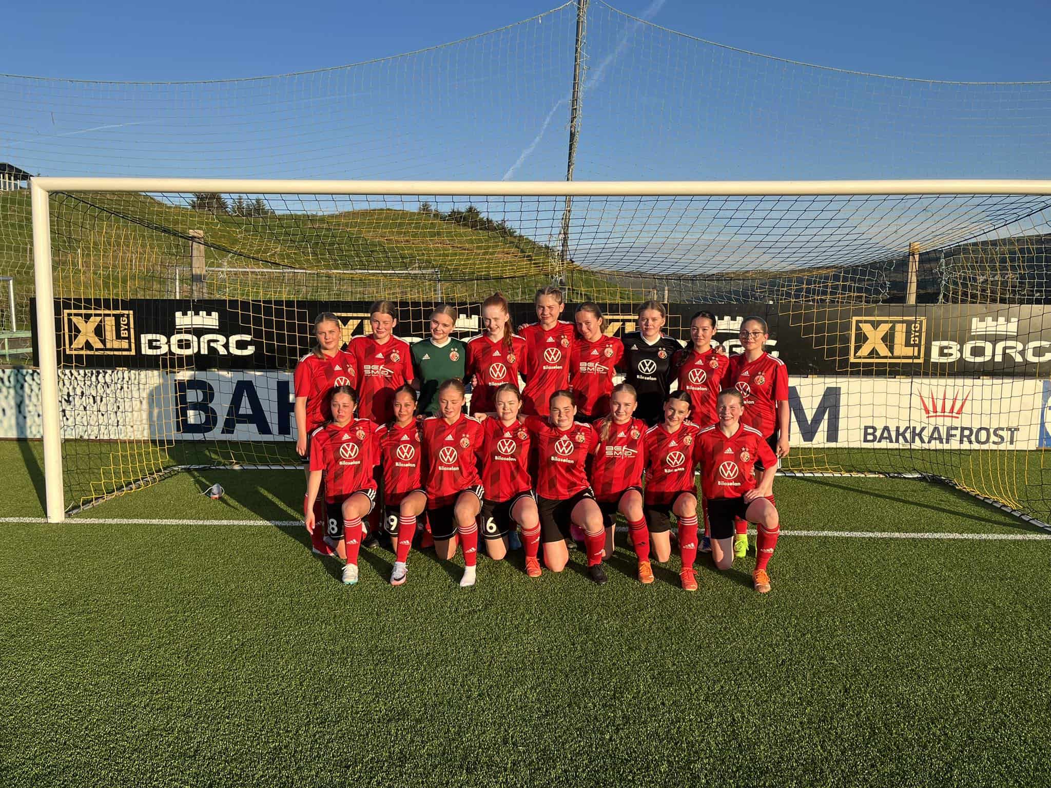 U16-genturnar føroyameistarar